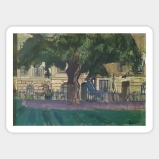 clarence gardens camden town - Walter Sickert Sticker